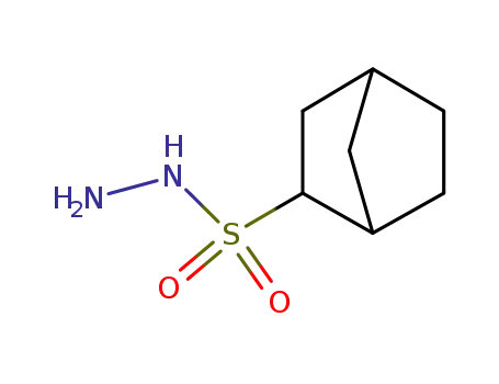 Molecular Structure of 89941-10-6 (2-Norbornanesulfonicacid,hydrazide(7CI))