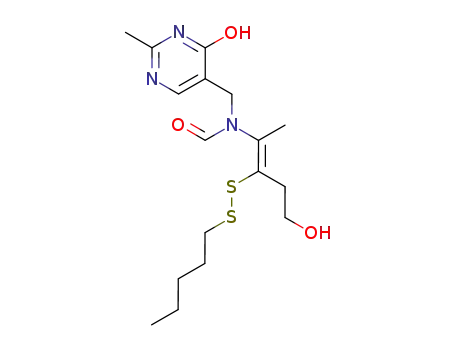 Molecular Structure of 84714-57-8 (oxythiamine amyl disulfide)