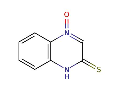 Molecular Structure of 89939-20-8 (2(1H)-Quinoxalinethione,  4-oxide)
