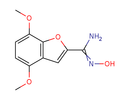 2-BENZOFURANCARBOXIMIDAMIDE,4,7-DIMETHOXY-N-HYDROXY-