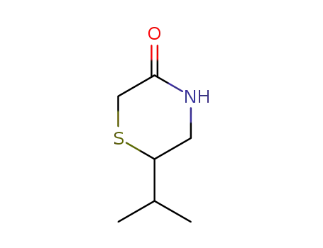 Molecular Structure of 89895-34-1 (3-Thiomorpholinone,6-isopropyl-(7CI))