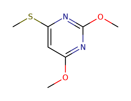 Pyrimidine, 2,4-dimethoxy-6-(methylthio)-