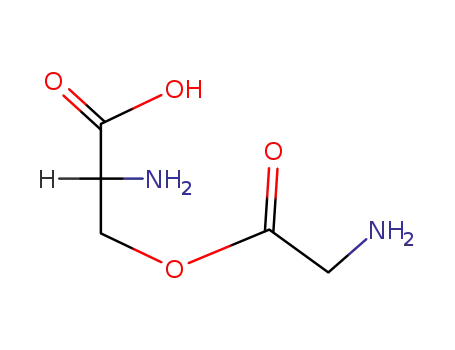 Molecular Structure of 89886-21-5 (Serine, ester with glycine (6CI,7CI))