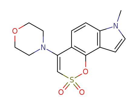 7-Methyl-4-(4-morpholinyl)-7H-(1,2)oxathiino(6,5-e)indole 2,2-dioxide cas  84670-59-7