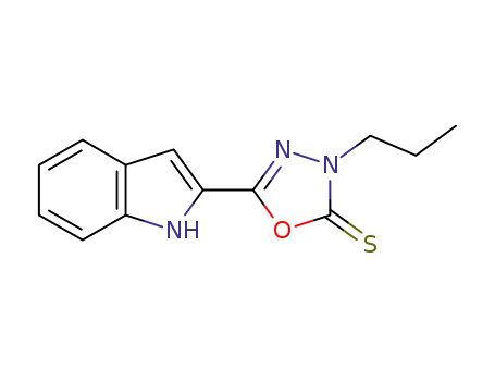 5-(1H-indol-2-yl)-3-propyl-2-thioxo-1,3,4-oxadiazole
