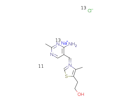 Molecular Structure of 2942-53-2 (thiamin ylide (*1.18 NaCl))