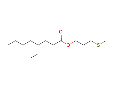Molecular Structure of 1236109-82-2 (3-(methylthio)prop-1-yl 4-ethyloctanoate)
