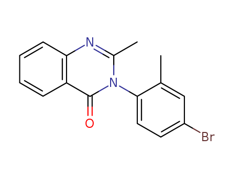 4(3H)-Quinazolinone,3-(4-bromo-2-methylphenyl)-2-methyl-