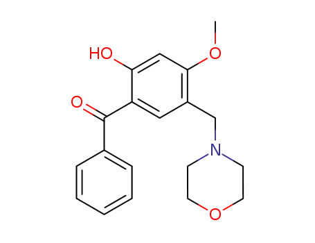 4-Methoxy-6-hydroxy-3-morpholinomethylbenzophenon