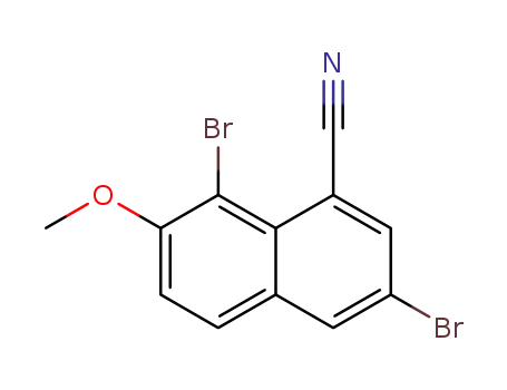1-Naphthalenecarbonitrile, 3,8-dibromo-7-methoxy-