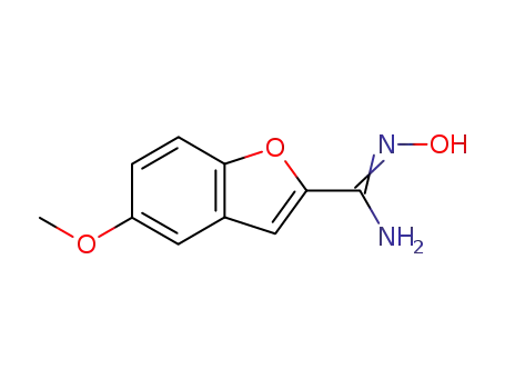 2-Benzofurancarboximidamide, N-hydroxy-5-methoxy-