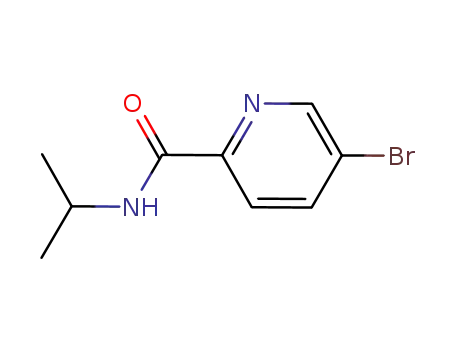 Molecular Structure of 845305-90-0 (5-Bromo-N-isopropylpicolinamide)