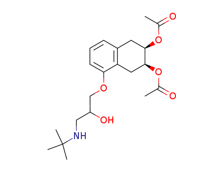 2,3-Naphthalenediol, 5-(3-((1,1-dimethylethyl)amino)-2-hydroxypropoxy) -1,2,3,4-tetrahydro-, 2,3-diacetate(84742-92-7)
