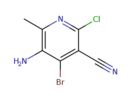 5-amino-4-bromo-2-chloro-6-methyl-nicotinonitrile
