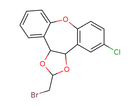 2-Bromomethyl-5-chlorodibenz<2,3:6,7>-3a,12b-dihydrooxepin<4,5-d>-1,3-dioxolane