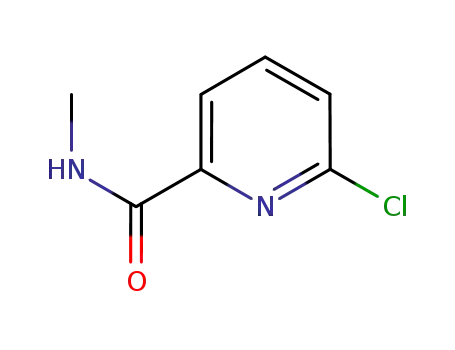 Molecular Structure of 845306-04-9 (6-Chloro-N-methylpyridine-2-carboxamide)