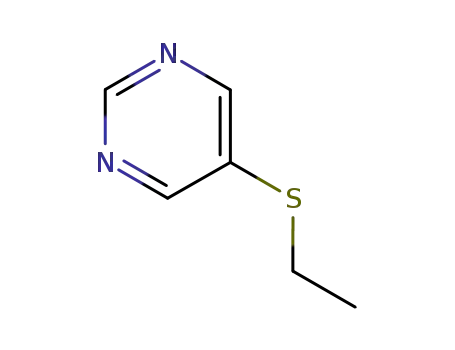 Pyrimidine, 5-(ethylthio)- (6CI,9CI)
