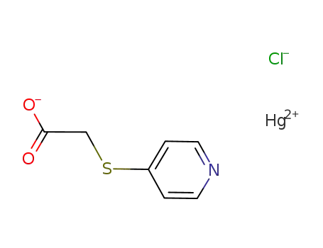 Molecular Structure of 884588-84-5 ([Hg(4-pyridylthioacetate)Cl]n)