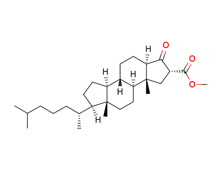 2-카보메톡시-A-노르-5 알파-콜레스탄-3-온