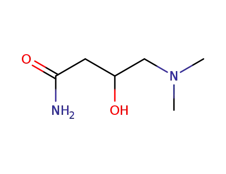 Molecular Structure of 89909-98-8 (4-(dimethylamino)-3-hydroxybutanamide)