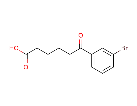 Molecular Structure of 93002-99-4 (6-(3-BROMOPHENYL)-6-OXOHEXANOIC ACID)