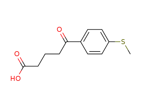 Molecular Structure of 845790-49-0 (5-OXO-5-(4-THIOMETHYLPHENYL)VALERIC ACID)