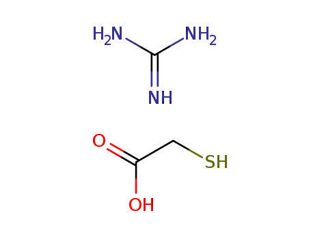 guanidine; 2-sulfanylacetic acid