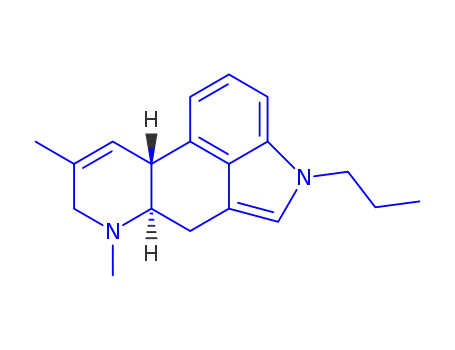 Molecular Structure of 89930-59-6 (6,8-dimethyl-1-propyl-8,9-didehydroergoline)