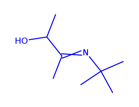 Molecular Structure of 89929-41-9 (2-Butanol, 3-[(1,1-dimethylethyl)imino]- (9CI))