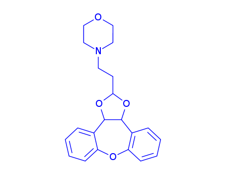 4-(2-(3A,12B-DIHYDRODIBENZO[B,F]-1,3-DIOXOLO[4,5-D]OXEPIN-2-YL)ETHYL)MORPHOLINE