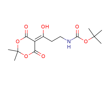 tert-butyl 3-(2,2-dimethyl-4,6-dioxo-1,3-dioxan-5-yl)-3-oxopropylcarbamate