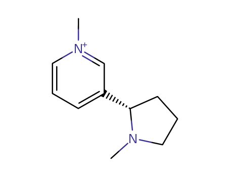 1-methyl-3-[(2R)-1-methylpyrrolidin-2-yl]pyridinium