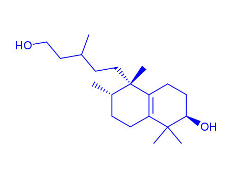 Molecular Structure of 89900-52-7 ((-)-1,2,3,4,5,6,7,8-Octahydro-6-hydroxy-γ,1,2,5,5-pentamethyl-1-naphthalene-1-pentanol)