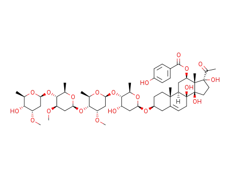 qingyangshengenin-3-O-β-D-cymaropyranosyl-(1->4)-β-D-oleandropyranosyl-(1->4)-β-D-cymaropyranosyl-(1->4)-β-D-digitoxopyranoside