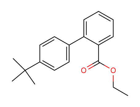 Molecular Structure of 863492-39-1 (4'-tert-butylbiphenyl-2-carboxylic acid ethyl ester)