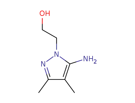 Molecular Structure of 89896-32-2 (Pyrazole-1-ethanol,  5-amino-3,4-dimethyl-  (7CI))