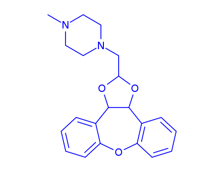 1-((3A,12B-DIHYDRODIBENZO[B,F]-1,3-DIOXOLO[4,5-D]OXEPIN-2-YL)METHYL)-4-METHYLPIPERAZINE