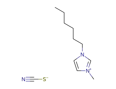 Molecular Structure of 847499-74-5 (1-Hexyl-3-MethyliMidazoliuM thiocyanate)