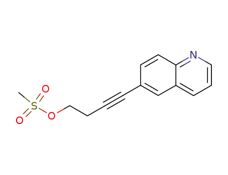3-Butyn-1-ol, 4-(6-quinolinyl)-, methanesulfonate (ester)