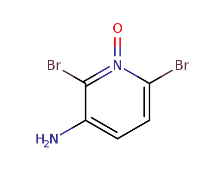 Molecular Structure of 84539-43-5 (2,6-Dibromo-1-oxy-pyridin-3-ylamine)