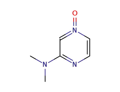 Molecular Structure of 13134-49-1 (3-(dimethylamino)pyrazine 1-oxide)