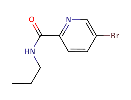 Molecular Structure of 845305-89-7 (5-Bromo-N-propylpicolinamide)