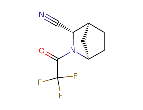 2-아자비시클로[2.2.1]헵탄-3-카르보니트릴, 2-(트리플루오로아세틸)-, 엔도-(9CI)
