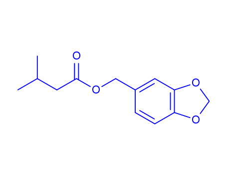 Molecular Structure of 84604-42-2 (1,3-benzodioxol-5-ylmethyl isovalerate)