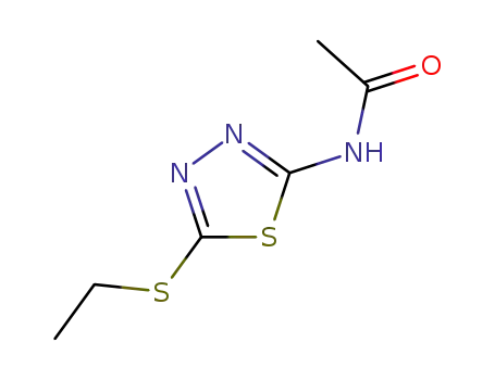 Molecular Structure of 84460-95-7 (1/C6H9N3OS2/c1-3-11-6-9-8-5(12-6)7-4(2)10/h3H2,1-2H3,(H,7,8,10)