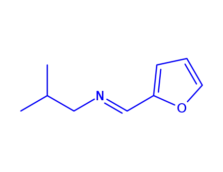 Molecular Structure of 85098-92-6 (N-furfurylideneisobutylamine)