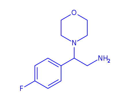 Molecular Structure of 851169-46-5 (2-(4-FLUORO-PHENYL)-2-MORPHOLIN-4-YL-ETHYLAMINE)
