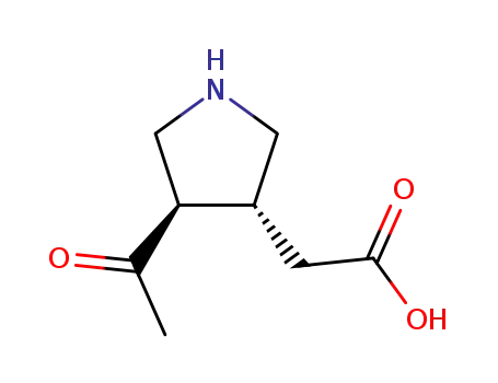 3-피롤리딘아세트산, 4-아세틸-(7CI)