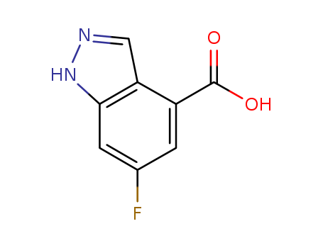 1H-Indazole-4-carboxylic acid, 6-fluoro-
