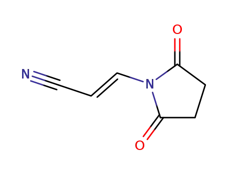 숙신이미드, N-(2-시아노비닐)-(7CI)